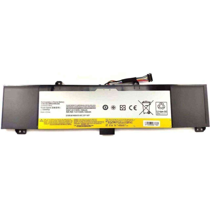 lenovo ideapad Y50-70 TOUCH Y70-70 Y70 L13M4P02 L13N4P01 Battery 7.4V 54Wh 7400mAh L13M4P02 Batarya pil