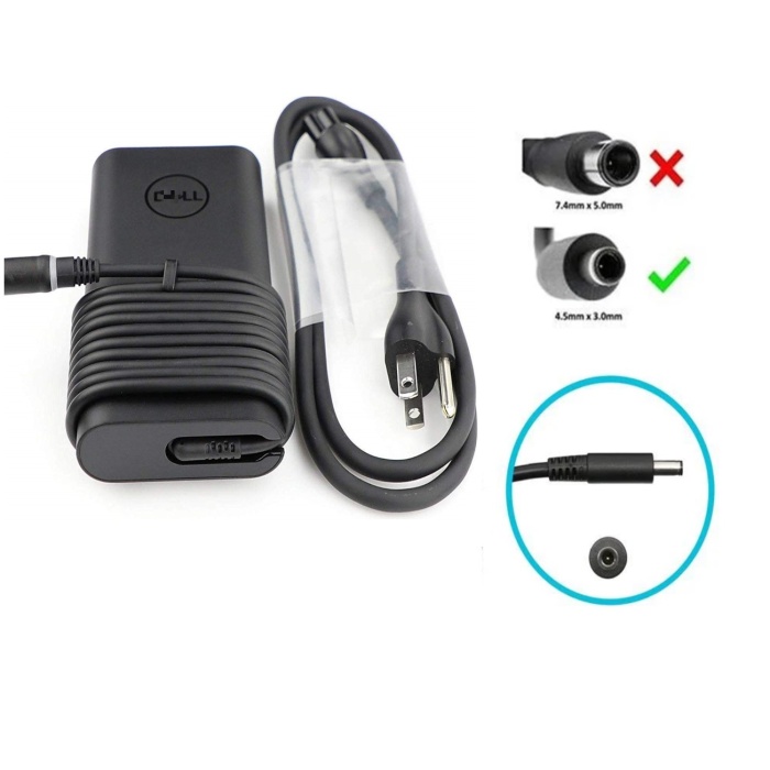 ORJİNAL  Dell Notebook Laptop Adaptörü 19.5V 4.62A 90W 4.5x3.0 mm