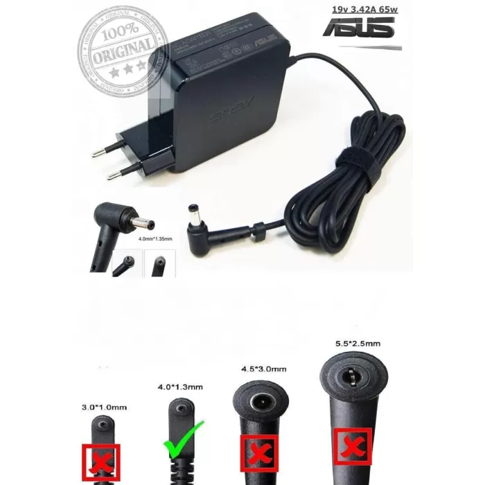 ASUS ORJINAL 19v 3.42a 65w Standart Uç 5.5.2.5 Adaptör Şarj Cihazı