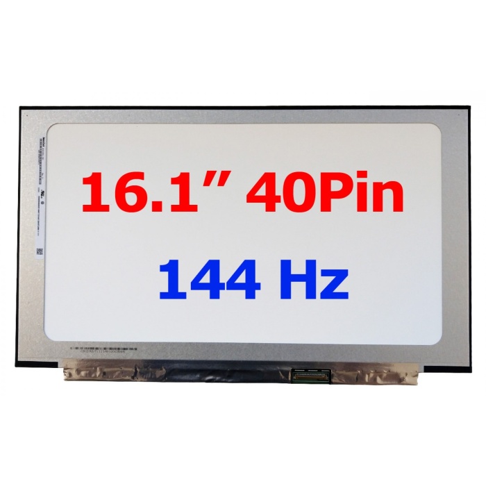 BOE 16.1 40 PİN 144HZ NV161FHM-NX1 16.1 Ekran 40 Pin Slim Led Panel vidasız FH (144HZ)