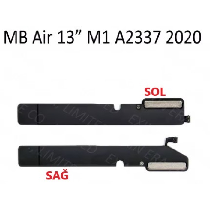 İkinci El Macbook Air 13 İnç A2337 M1 2020 EMC3598 Uyumlu hoparlör,  Dahili Hoparlör Hoparlör Sol Sağ SideEMC3598 MGN63 MGN73