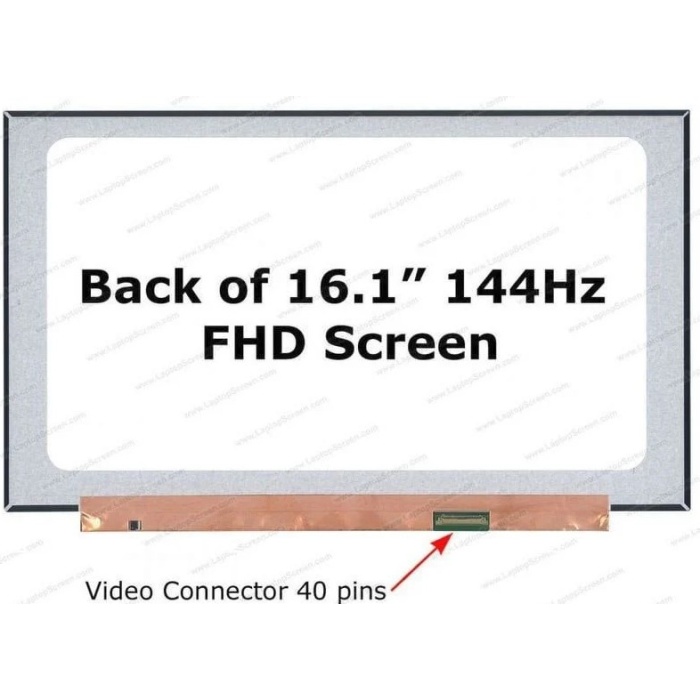 İkinci El HP Victus 16-d1042nt Uyumlu 16.1 40 Pin 144HZ Led Ekran FHD IPS 1080P