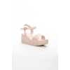 Baran Shoes Kadın Sandalet Pembe