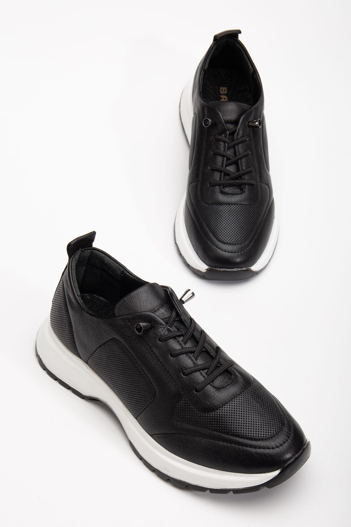 Kadın Sneakers Siyah İçi Dışı Hakiki Deri Spor Ayakkabı