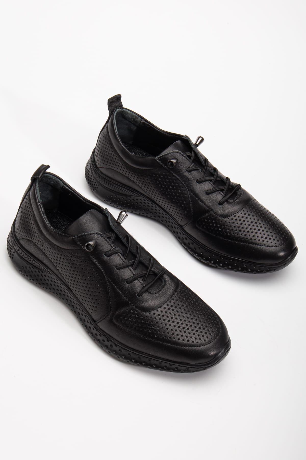Kadın Sneakers Siyah İçi Dışı Hakiki Deri Spor Ayakkabı