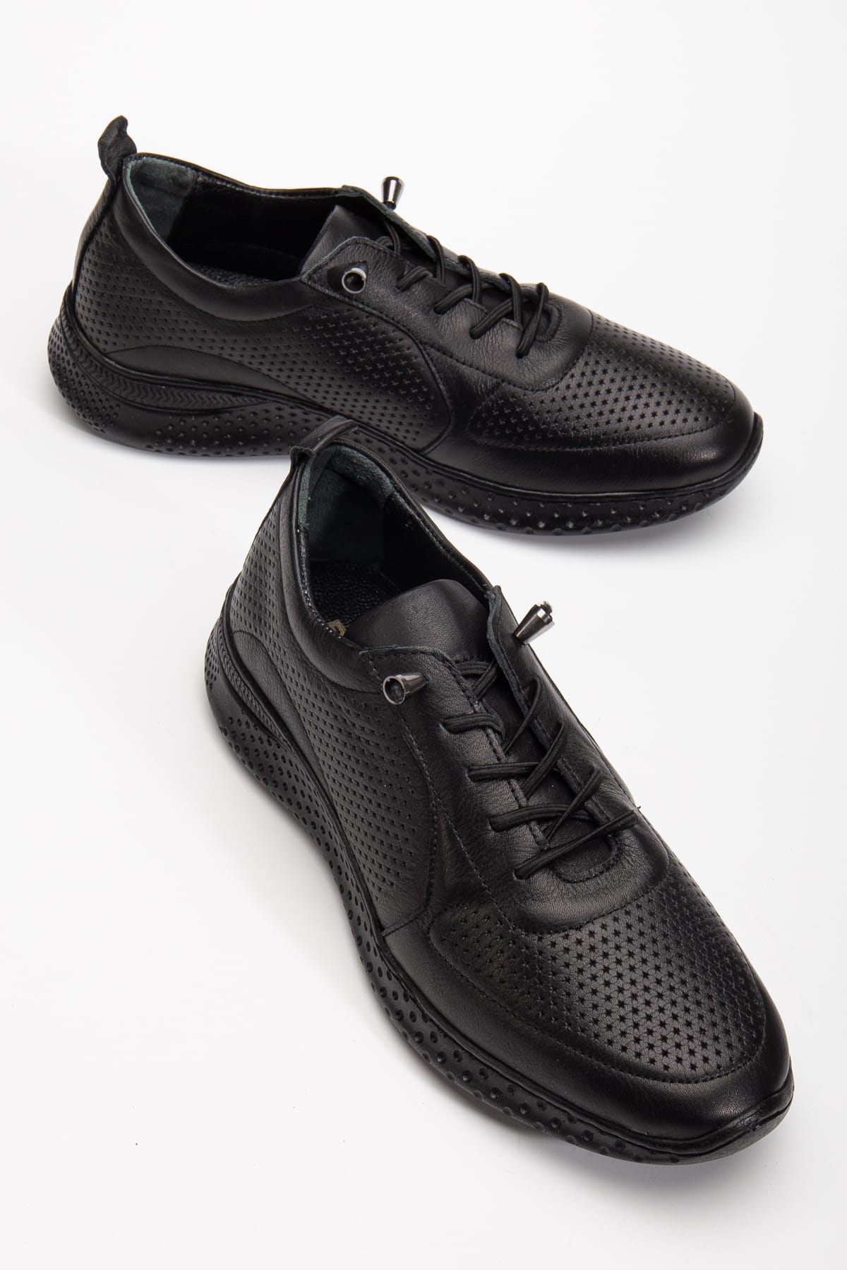 Kadın Sneakers Siyah İçi Dışı Hakiki Deri Spor Ayakkabı