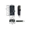 Metal Kartlı & Şifreli Dolap Kilidi - BG0351 Barfas