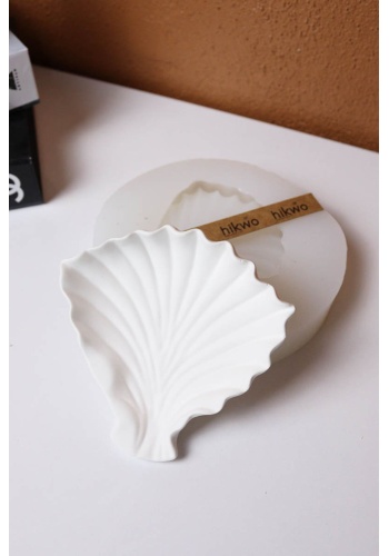 Taş Tozu Kalıbı – Deniz Kabuğu Dekoratif Tabak, Takı Tabağı – Silikon Kalıp