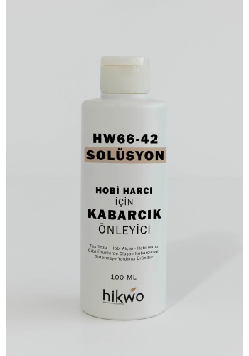 HW66-42 Hava Kabarcığı Önleyici Solüsyon - Taş Tozu - Hobi Harcı - Hobi Alçısı