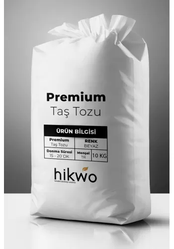 Premium Taş Tozu - Hobi Harcı - Taş Tozu 10 KG Beyaz