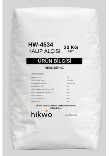 Kalıp Alçısı - Seramik Kalıp Allçısı - 30 KG