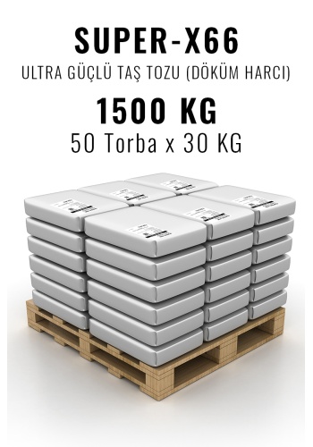 Ultra Sert SUPER-X66 Hobi Harcı – Taş Tozu – Hobi Alçısı 1500 KG