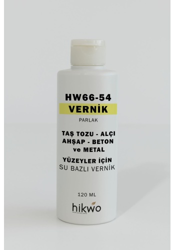 HW-66-54 Su Bazlı Çok Amaçlı Vernik 120 ML