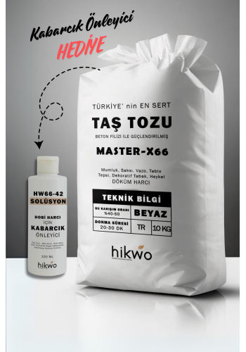 Master-X66 Yeni Nesil Ultra Güçlü Taş Tozu - Hobi Harcı 5 KG