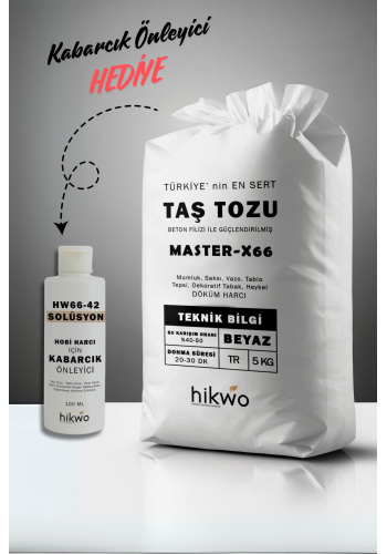 Master-X66 Yeni Nesil Ultra Güçlü Taş Tozu - Hobi Harcı 10 KG