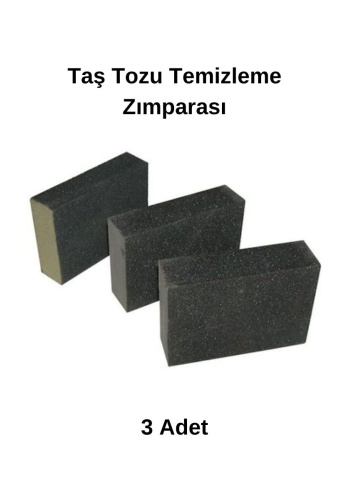 Taş Tozu Temizleme Zımparası 3 Adet