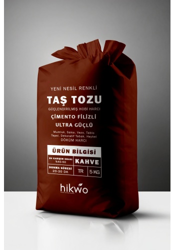 Kahve Taş Tozu - Renkli Taş Tozu 5 KG