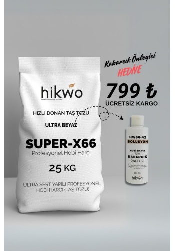 Ultra Sert SUPER-X66 Hobi Harcı – Taş Tozu – Hobi Alçısı