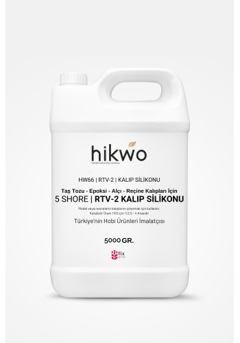 Rtv 2 Kalıp Silikonu 5 KG, Yarı Şeffaf Rtv2