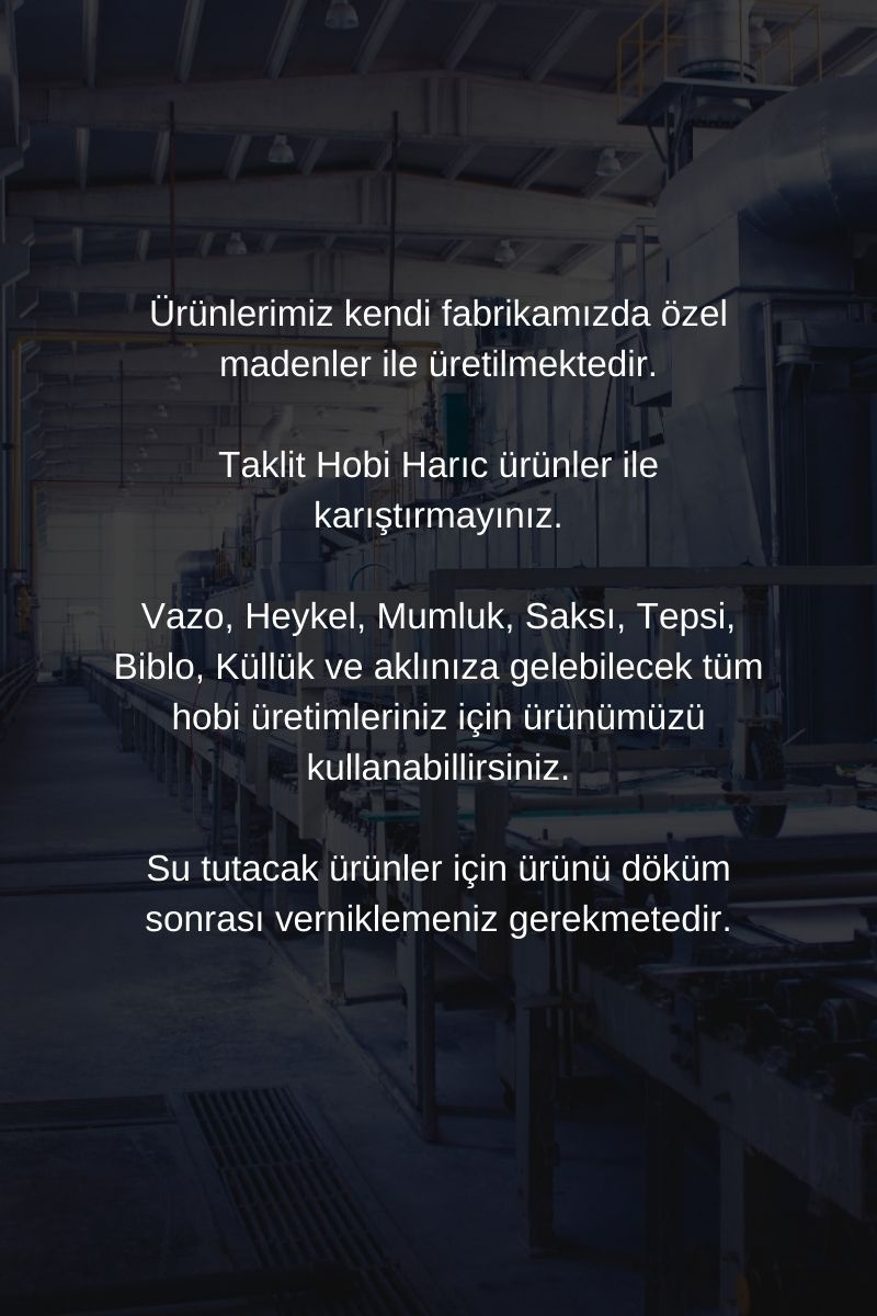 HW Profix Ultra Güçlendirilmiş Mumluk Döküm Harcı, Hobi Harcı, Hobi Alçısı, Taş Tozu 5