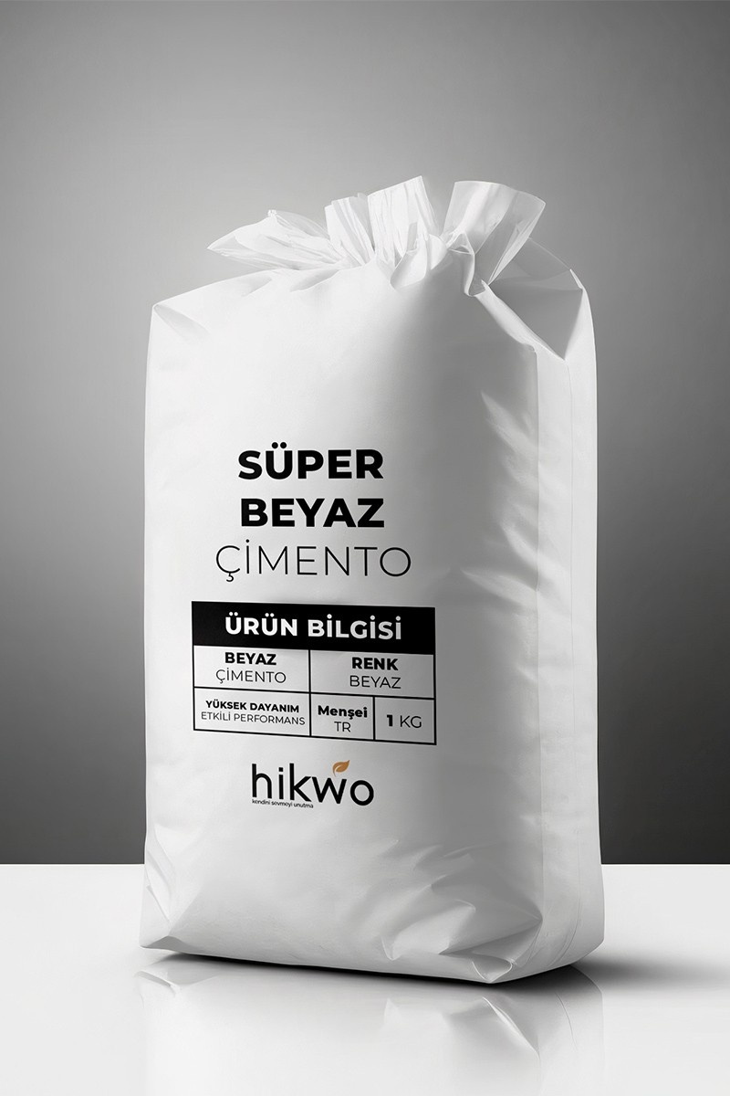 HW – Süper Beyaz Çimento Ultra Güçlendirilmiş Etkili – Beyaz Çimento – 1 KG