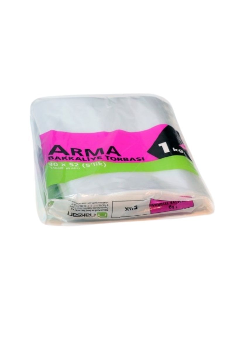 Naylon Torba 5 KGlik 30x52 cm (1 kg.) -  Bakkaliye Torbası