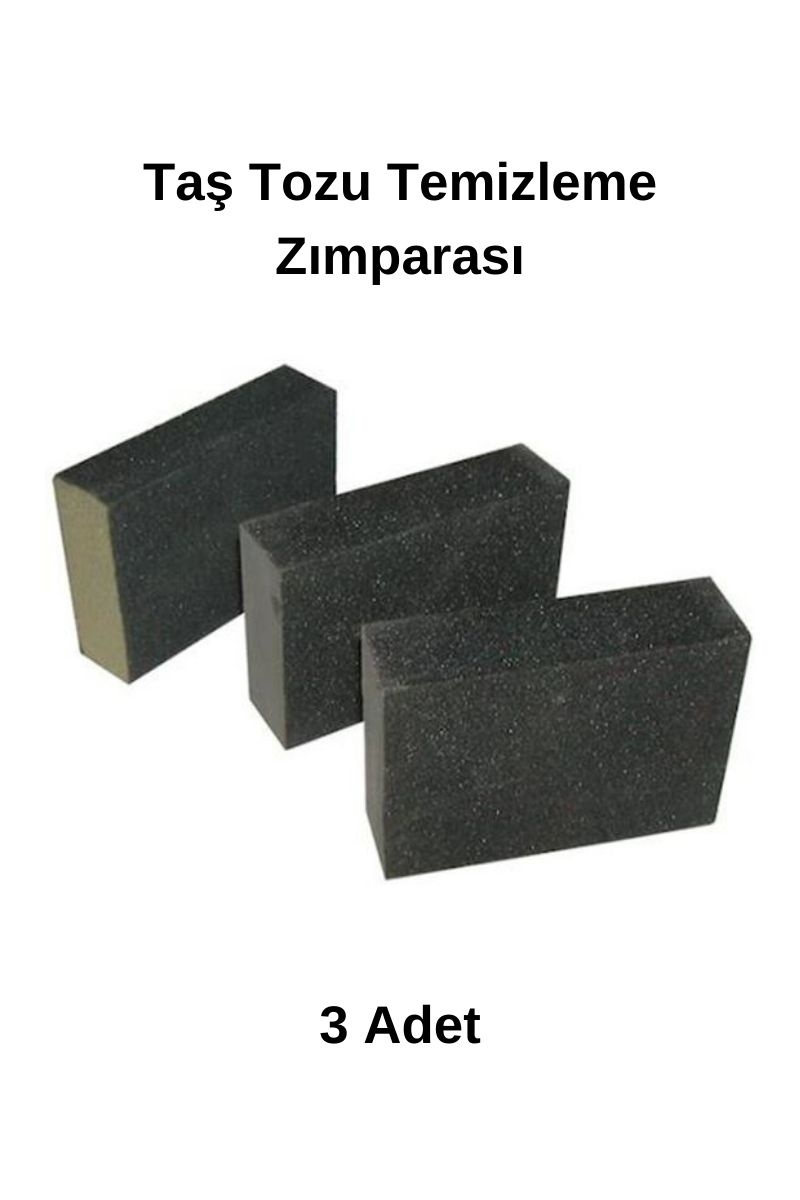 Taş Tozu Temizleme Zımparası 3 Adet