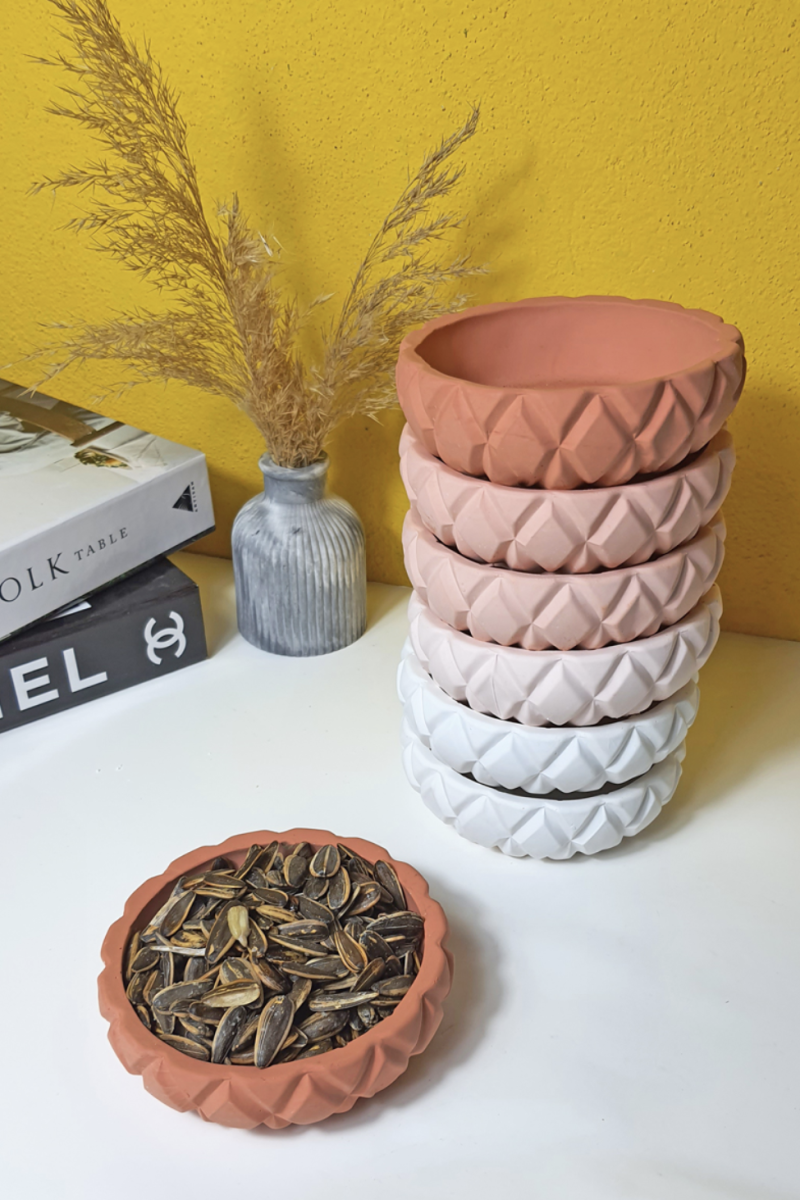 Çerezlik ve Dekoratif Tabak Silikon Kalıbı