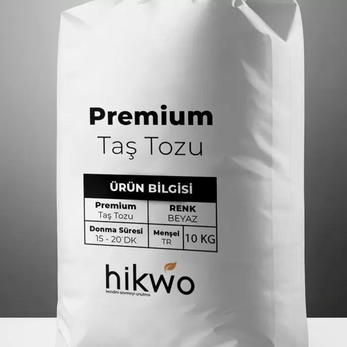 Premium Taş Tozu - Hobi Harcı - Taş Tozu 10 KG Beyaz