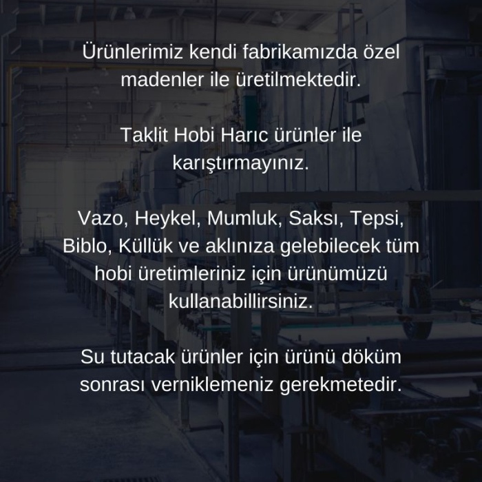 HW Profix Ultra Güçlendirilmiş Mumluk Döküm Harcı, Hobi Harcı, Hobi Alçısı, Taş Tozu
