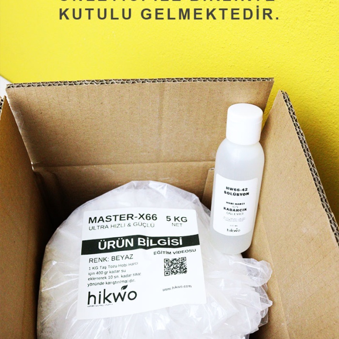 Master-X66 Yeni Nesil Ultra Güçlü Taş Tozu - Hobi Harcı 5 KG