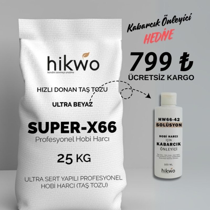 Ultra Sert SUPER-X66 Hobi Harcı – Taş Tozu – Hobi Alçısı