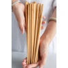 1 Paket 10 Çift - Çin Yemeği Çubuğu - Bambu