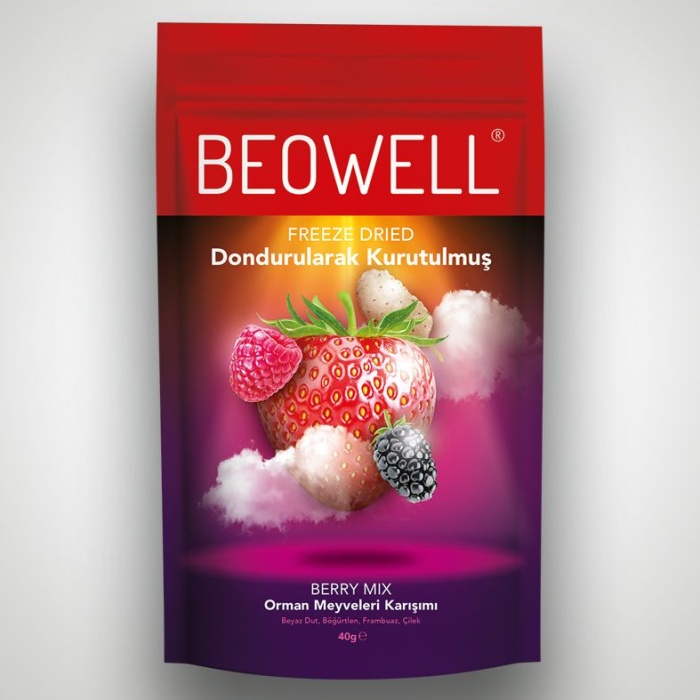 BERRY MIX | Beyaz Dut, Böğürtlen, Frambuaz, Çilek Karışımı |