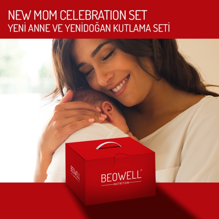 New Mom Celebration Set By BEOWELL NUTRITION | Yeni Anne ve Yenidoğan Kutlama Seti |