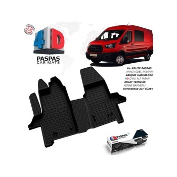 Ford Transit 4D Havuzlu Paspas Siyah 2014 ve Sonrası