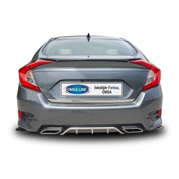 Honda Civic FC5 Trend A1 Egzoz Görünümlü Difüzör