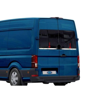 VW Crafter Krom Arka Cam Alt Çıtası 2 Parça (Çift Kapı) 2017 ve Sonrası