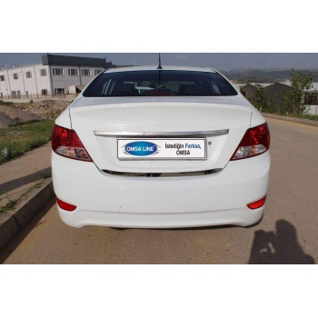 Hyundai Accent Blue Krom Bagaj Alt Çıta 2011 ve Sonrası