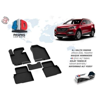Hyundai Tucson 4D Havuzlu Paspas Siyah 2015 ve Sonrası