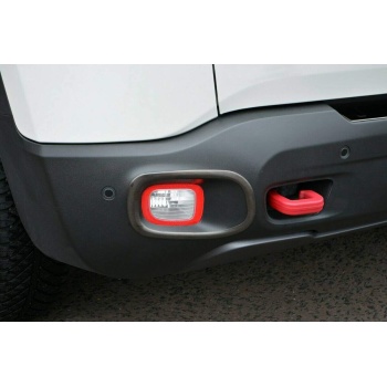 Jeep Renegade Siyah Krom Reflektör Çerçevesi 2 Parça 2014 ve Sonrası