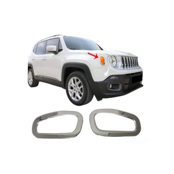 Jeep Renegade Krom Sinyal Çerçevesi 2 Parça 2014 ve Sonrası