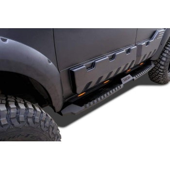 Mitsubishi L200 Dakar Yan Basamak Siyah V2 Işıklı 2015-2019 Arası