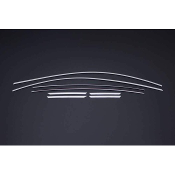 Opel Astra K Krom Üst Cam Çerçevesi 8 Parça 2015 ve Sonrası