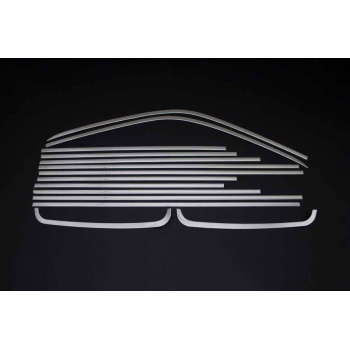 VW T6 Krom Cam Çerçevesi 14 Parça Çift Sürgülü 2015 ve Sonrası