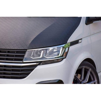VW T6.1 Caravelle Krom Far Üstü Çıta 2 Parça 2020 ve Sonrası
