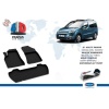 Citroen Berlingo 2 4D Havuzlu Paspas Siyah 2008-2018 Arası