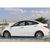 Hyundai Accent Blue Krom Cam Çerçevesi 14 Parça 2011 ve Sonrası