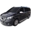 Mercedes Vito/W447 Krom Cam Alt Çıtaları 8 Parça Tek Sürgülü (L2: Orta Şase) 2014 ve Sonrası
