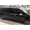 Mercedes Vito/W447 Krom Cam Alt Çıtaları 8 Parça Tek Sürgülü  (L3: Uzun Şase)  2014 ve Sonrası